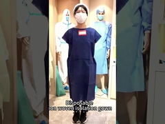 Cosatura o saldatura ad ultrasuoni abito isolante usa e getta 120*140cm per l'ospedale