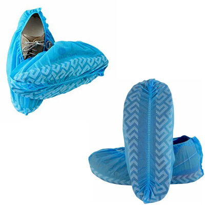 Disposable Waterproof Anti Skid Shoe Covers In White / Blue / Pink With CE