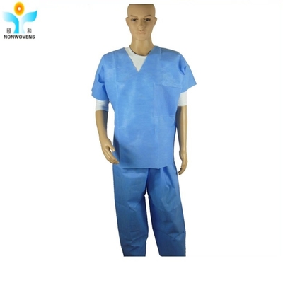 Nonwoven Fabric Hospital Medical Uniforms With Full Body Protection Individual