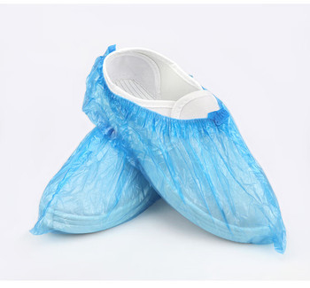 PP SMS PE CPE Material Anti-skid Or Normal Shoe Cover For Food Processing Industry