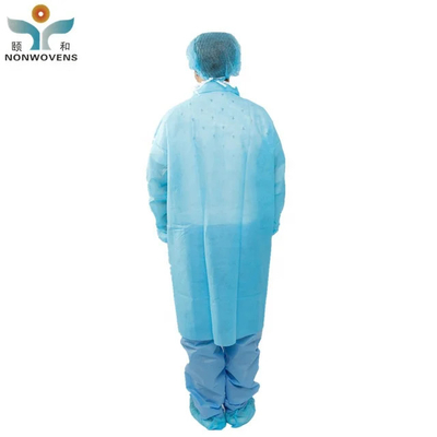 3XL Disposable Lab Coat For Hospital Clinic Waterproof Breathable Products