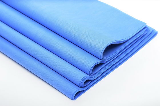 High Strength SMS Non Woven Fabric 20-100gsm Customized Width 1.6m 2.4m 3.2m